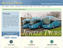 Tablet Screenshot of jewelstours.co.uk